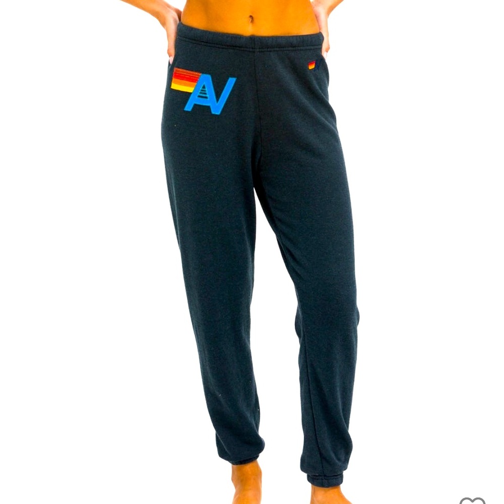 Aviator Nation logo stitch sweatpants- xs NWOT
